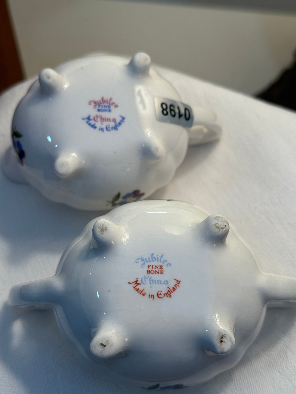 Jubilee China Sugar & Creamer