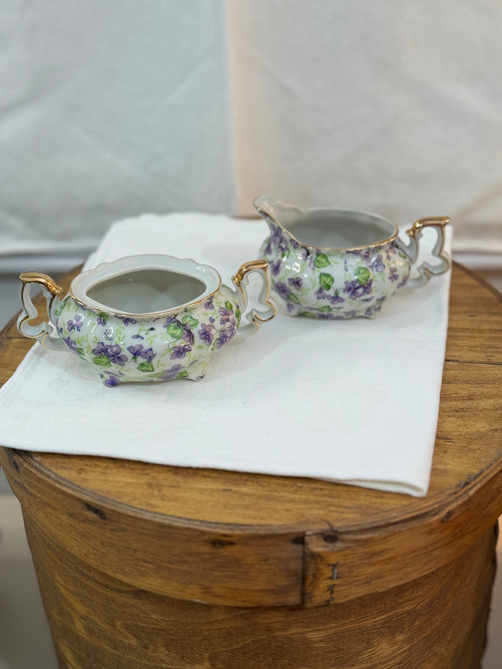 Lefton China Sugar & Creamer