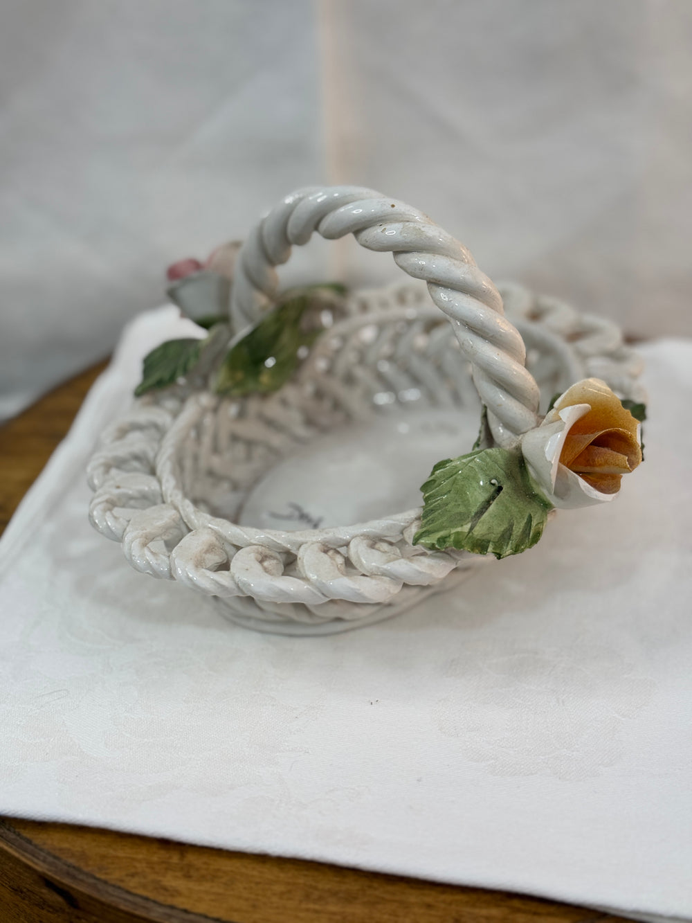 Weaved Basket with Handle