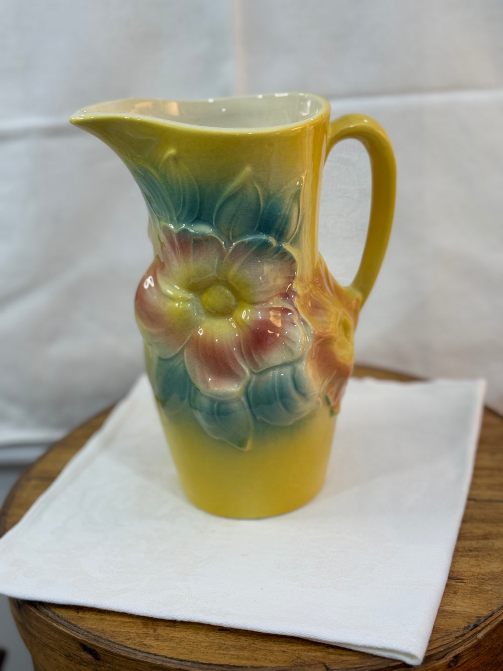 Royal Copley Pink Apple Pitcher